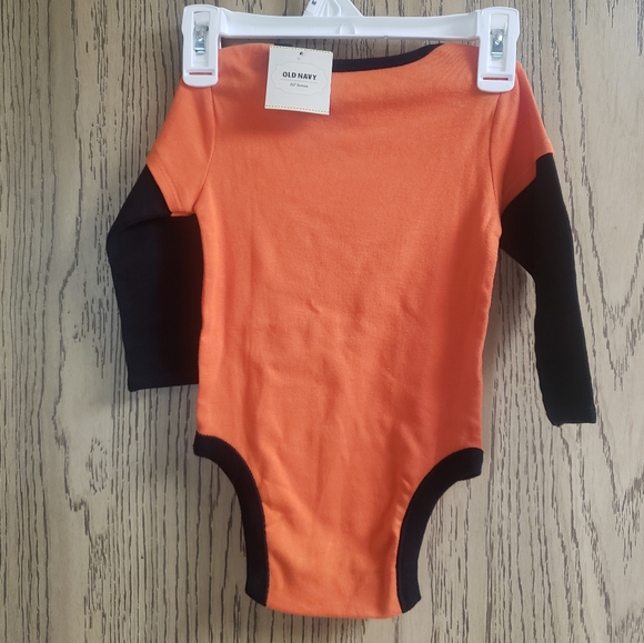 Old Navy Halloween Onesie lil' loves I'm Batty For Daddy Bodysuit 6-12mos NEW - Picture 2 of 6